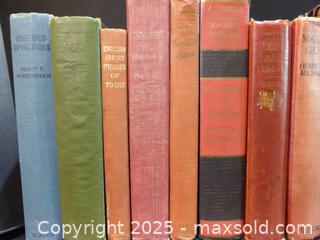 MaxSold Auction: Lot of 12 Vintage Hardcover Books, Early–Mid 20th Century - North Vancouver (British Columbia, Canada) SELLER MANAGED Downsizing Online Auction - Plymouth Drive
