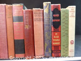 MaxSold Auction: Lot of 12 Vintage Hardcover Books, Early–Mid 20th Century - North Vancouver (British Columbia, Canada) SELLER MANAGED Downsizing Online Auction - Plymouth Drive