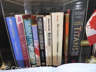 MaxSold Auction: Lot of 15–18 Nonfiction Books: Canadian History, Politics, Biography - North Vancouver (British Columbia, Canada) SELLER MANAGED Downsizing Online Auction - Plymouth Drive