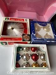 MaxSold Auction: 24” Wreath Storage Box, Christmas Ornaments, Halo Tree Top & Fresh Cut Tree Stand - Smiths Falls (Ontario, Canada) SELLER MANAGED Reseller Online Auction -  Autumn Drive