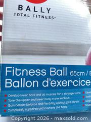 MaxSold Auction: Bally 65 cm Pink Fitness / Exercise Ball with Pump and Training DVD - Smiths Falls (Ontario, Canada) SELLER MANAGED Reseller Online Auction -  Autumn Drive