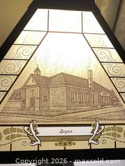 MaxSold Auction: Bryson Stained Glass Table Lamp 18K Gold Famous Buildings Decobex Limited Edition  - Smiths Falls (Ontario, Canada) SELLER MANAGED Reseller Online Auction -  Autumn Drive