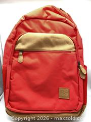MaxSold Auction: Canada 150 Red Backpack with Commemorative Patch - Smiths Falls (Ontario, Canada) SELLER MANAGED Reseller Online Auction -  Autumn Drive