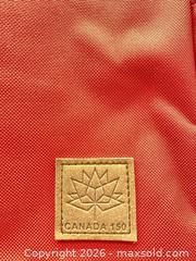 MaxSold Auction: Canada 150 Red Backpack with Commemorative Patch - Smiths Falls (Ontario, Canada) SELLER MANAGED Reseller Online Auction -  Autumn Drive