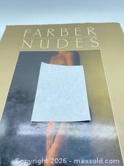 MaxSold Auction: Farber Nudes by Robert Farber — Hardcover (1983) - Smiths Falls (Ontario, Canada) SELLER MANAGED Reseller Online Auction -  Autumn Drive