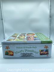 MaxSold Auction: Jigsaw Puzzle Set — 8×500 & 2×1000 Food Theme with Tin - Smiths Falls (Ontario, Canada) SELLER MANAGED Reseller Online Auction -  Autumn Drive