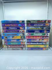 MaxSold Auction: Lot of 20 Walt Disney & Warner Bros VHS Tapes, Assorted Titles - Smiths Falls (Ontario, Canada) SELLER MANAGED Reseller Online Auction -  Autumn Drive