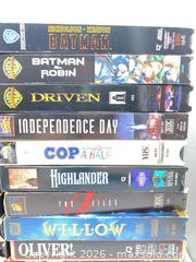 MaxSold Auction: Lot of 24 VHS Tapes (Assorted Movies) - Smiths Falls (Ontario, Canada) SELLER MANAGED Reseller Online Auction -  Autumn Drive