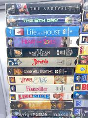 MaxSold Auction: Lot of 36 VHS Tapes in Cardboard Sleeves – Assorted 1980’s–2000s - Smiths Falls (Ontario, Canada) SELLER MANAGED Reseller Online Auction -  Autumn Drive