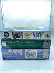 MaxSold Auction: Lot of 3 500-Piece Jigsaw Puzzles — Animals & Seaside - Smiths Falls (Ontario, Canada) SELLER MANAGED Reseller Online Auction -  Autumn Drive