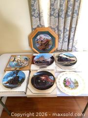 MaxSold Auction: Lot of 7 Knowles/Hamilton Collection/Royal Albert Porcelain Plates, 1 Framed - Smiths Falls (Ontario, Canada) SELLER MANAGED Reseller Online Auction -  Autumn Drive