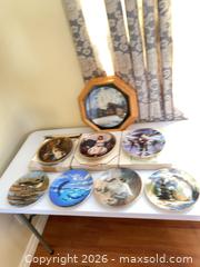 MaxSold Auction: Lot of 8 Decorative Porcelain Plates with Gold Trim Norman Rockwell Trains Railway - Smiths Falls (Ontario, Canada) SELLER MANAGED Reseller Online Auction -  Autumn Drive