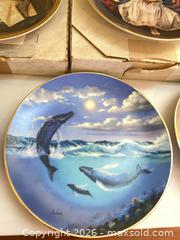 MaxSold Auction: Lot of 8 Decorative Porcelain Plates with Gold Trim Norman Rockwell Trains Railway - Smiths Falls (Ontario, Canada) SELLER MANAGED Reseller Online Auction -  Autumn Drive