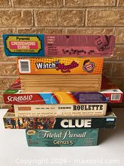 MaxSold Auction: Mixed Family Board/Party Games and Casino Roulette Set - 7 Items - Smiths Falls (Ontario, Canada) SELLER MANAGED Reseller Online Auction -  Autumn Drive