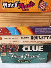 MaxSold Auction: Mixed Family Board/Party Games and Casino Roulette Set - 7 Items - Smiths Falls (Ontario, Canada) SELLER MANAGED Reseller Online Auction -  Autumn Drive
