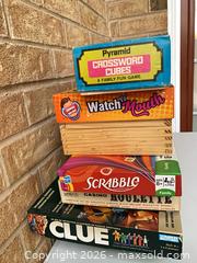 MaxSold Auction: Mixed Family Board/Party Games and Casino Roulette Set - 7 Items - Smiths Falls (Ontario, Canada) SELLER MANAGED Reseller Online Auction -  Autumn Drive