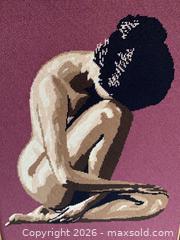 MaxSold Auction: Needlepoint Wall Art, Seated Nude Female, 22x30 - Smiths Falls (Ontario, Canada) SELLER MANAGED Reseller Online Auction -  Autumn Drive
