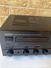 MaxSold Auction: Onkyo A-RV400 Stereo Receiver, Black - Smiths Falls (Ontario, Canada) SELLER MANAGED Reseller Online Auction -  Autumn Drive