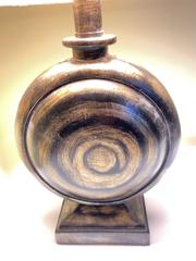 MaxSold Auction: Rustic Ceramic Base Table Lamp with Tapered Drum Shade - Smiths Falls (Ontario, Canada) SELLER MANAGED Reseller Online Auction -  Autumn Drive