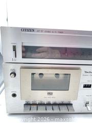 MaxSold Auction: Technics M7 Stereo Cassette Deck and Citizen Tuner JST57 Silver Faced Stereo Components - Smiths Falls (Ontario, Canada) SELLER MANAGED Reseller Online Auction -  Autumn Drive