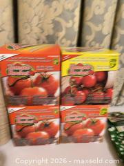 MaxSold Auction: Tomato Rocket Seed Kits, Seed Starter Pots and 6 Pairs Gardening Gloves Lot F - Smiths Falls (Ontario, Canada) SELLER MANAGED Reseller Online Auction -  Autumn Drive