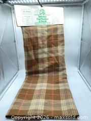MaxSold Auction: Vintage Yorkshire Fine Woollens Tartan Skirt Pack 100% Wool Brown Fabric - Smiths Falls (Ontario, Canada) SELLER MANAGED Reseller Online Auction -  Autumn Drive