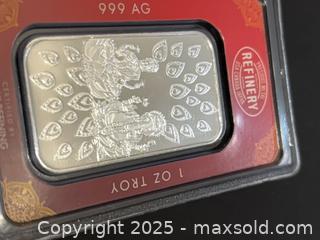 MaxSold Auction: DIWALI 1 OZ SILVER BAR - Oakville (Ontario, Canada) SELLER MANAGED Downsizing Online Auction - Guildstone Crescent
