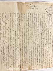 MaxSold Auction: Extremely Old Document 18th Century ( I think ?) - Oakville (Ontario, Canada) SELLER MANAGED Downsizing Online Auction - Guildstone Crescent