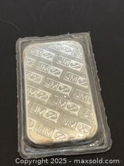 MaxSold Auction: Johnson Matthey Silver 1 Ounce Bar -Collector Piece - Oakville (Ontario, Canada) SELLER MANAGED Downsizing Online Auction - Guildstone Crescent