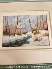 MaxSold Auction: Painting by Huguette (I think)  - Oakville (Ontario, Canada) SELLER MANAGED Downsizing Online Auction - Guildstone Crescent