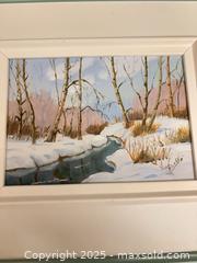 MaxSold Auction: Painting by Huguette (I think)  - Oakville (Ontario, Canada) SELLER MANAGED Downsizing Online Auction - Guildstone Crescent
