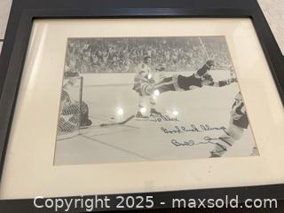 MaxSold Auction: Signed Bobby Orr Piece “The Goal” - Oakville (Ontario, Canada) SELLER MANAGED Downsizing Online Auction - Guildstone Crescent