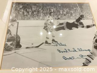 MaxSold Auction: Signed Bobby Orr Piece “The Goal” - Oakville (Ontario, Canada) SELLER MANAGED Downsizing Online Auction - Guildstone Crescent