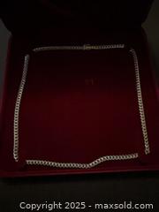 MaxSold Auction: Sterling Cuban Chain Purchased in Italy  - Oakville (Ontario, Canada) SELLER MANAGED Downsizing Online Auction - Guildstone Crescent