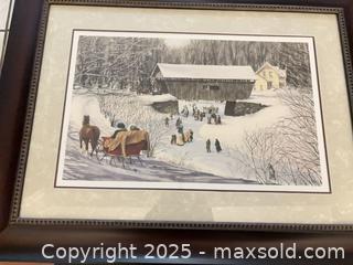 MaxSold Auction: Walter Campbell Print Signed 2007  - Oakville (Ontario, Canada) SELLER MANAGED Downsizing Online Auction - Guildstone Crescent