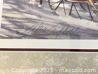 MaxSold Auction: Walter Campbell Print Signed 2007  - Oakville (Ontario, Canada) SELLER MANAGED Downsizing Online Auction - Guildstone Crescent