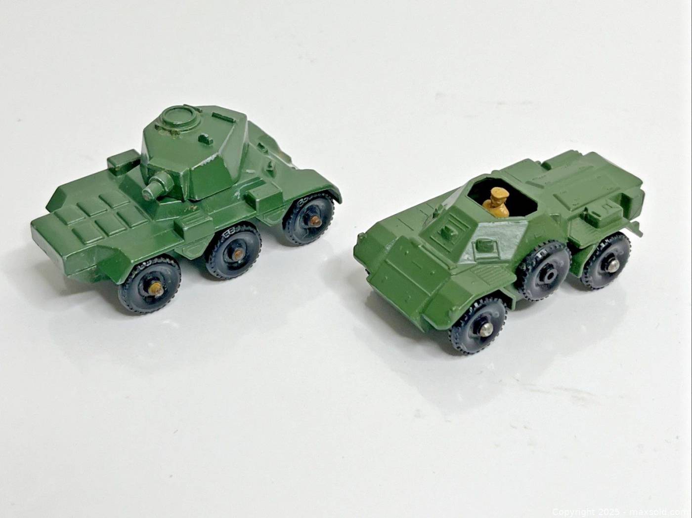 Matchbox No.61 Ferret Scout Car & No.67 Saladin 6x6 | Maxsold
