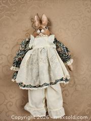 MaxSold Auction: 17" Bunny Elizabeth Doll  - Ajax (Ontario, Canada) SELLER MANAGED Estate Sale Online Auction - Billingsgate Crescent