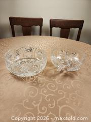 MaxSold Auction: 2 Vintage 1960 Leaded Crystal Pinwheel Bowls - Ajax (Ontario, Canada) SELLER MANAGED Estate Sale Online Auction - Billingsgate Crescent