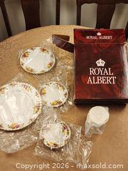 MaxSold Auction: 5 piece Royal Albert Country Rose - Old Country Roses Set - Ajax (Ontario, Canada) SELLER MANAGED Estate Sale Online Auction - Billingsgate Crescent