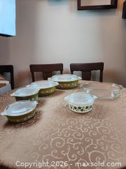 MaxSold Auction: 6 Vintage Pyrex Casserole Dishes with Lids - Ajax (Ontario, Canada) SELLER MANAGED Estate Sale Online Auction - Billingsgate Crescent