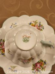 MaxSold Auction: Floral Shelley Tea cup & saucer Ludlow shape - Ajax (Ontario, Canada) SELLER MANAGED Estate Sale Online Auction - Billingsgate Crescent