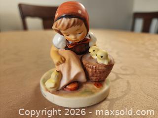 MaxSold Auction: Goebel Hummel Chick Girl (Kückenmädchen) Figurine, 57/0, 3 in - Ajax (Ontario, Canada) SELLER MANAGED Estate Sale Online Auction - Billingsgate Crescent