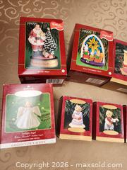 MaxSold Auction: Hallmark & Carlton Keepsake ornaments in original boxes Lot of 10 plus Blitzen Co Snowman & Noma Merry Go Round Ornament - Ajax (Ontario, Canada) SELLER MANAGED Estate Sale Online Auction - Billingsgate Crescent