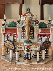 MaxSold Auction: Lemax Christmas Village Porcelain Light House Old Pacific Theater 8" H x 8" L x 5" D Working in original box - Ajax (Ontario, Canada) SELLER MANAGED Estate Sale Online Auction - Billingsgate Crescent