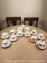 MaxSold Auction: Lot of 13 teacups and saucers - Ajax (Ontario, Canada) SELLER MANAGED Estate Sale Online Auction - Billingsgate Crescent