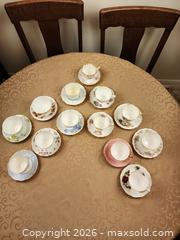 MaxSold Auction: Lot of 13 teacups and saucers - Ajax (Ontario, Canada) SELLER MANAGED Estate Sale Online Auction - Billingsgate Crescent