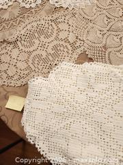 MaxSold Auction: Lot of 21 Vintage Crochet Doilies of Assorted Sizes - Ajax (Ontario, Canada) SELLER MANAGED Estate Sale Online Auction - Billingsgate Crescent