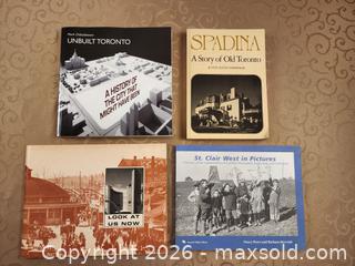 MaxSold Auction: Lot of 4 Paperback Toronto Local History & Photography Books - Ajax (Ontario, Canada) SELLER MANAGED Estate Sale Online Auction - Billingsgate Crescent