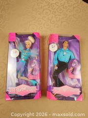 MaxSold Auction: Lot of two Barbies. Vintage Mattel Olympic Skater Ken & Barbie 1998 Team Nagano, Japan - Ajax (Ontario, Canada) SELLER MANAGED Estate Sale Online Auction - Billingsgate Crescent